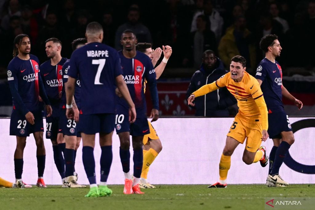 Barcelona menang 3-2 di kandang&nbsp;PSG