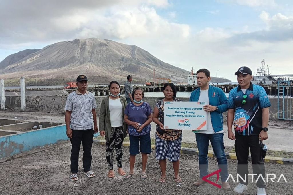 BNI salurkan bantuan korban erupsi Gunung&nbsp;Ruang