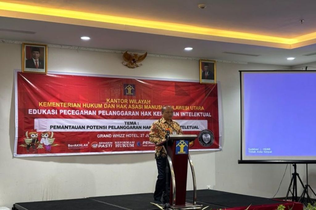 Kemenkumham Sulut gelar edukasi pencegahan pelanggaran&nbsp;HAKI