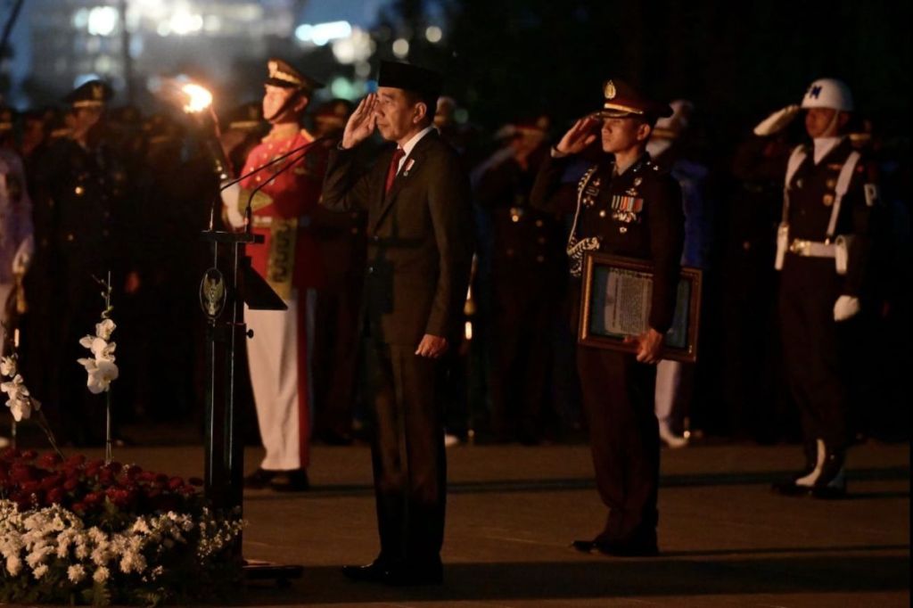 Presiden Jokowi renungan suci Taman Kusuma Bangsa di&nbsp;IKN