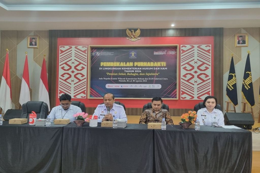 Kemenkumham Sulut beri pembekalan bagi calon purnabakti&nbsp;pengayoman