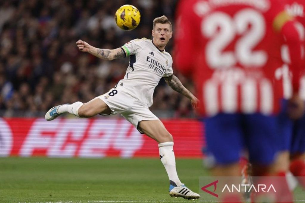 Pelatih Ancelotti: Real Madrid kehilangan peran Kross di lini&nbsp;tengah