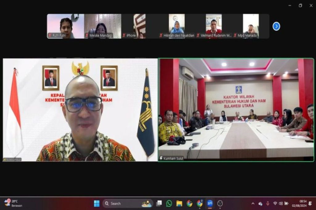 Kemenkumham Sulut gelar FGD evaluasi kebijakan Permenkumham No.15 Tahun&nbsp;2020