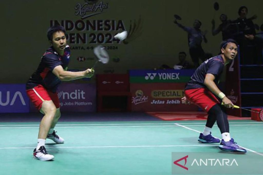 Hari pertama Hong Kong Open 2024, Hendra/Ahsan ketemu&nbsp;Sabar/Reza