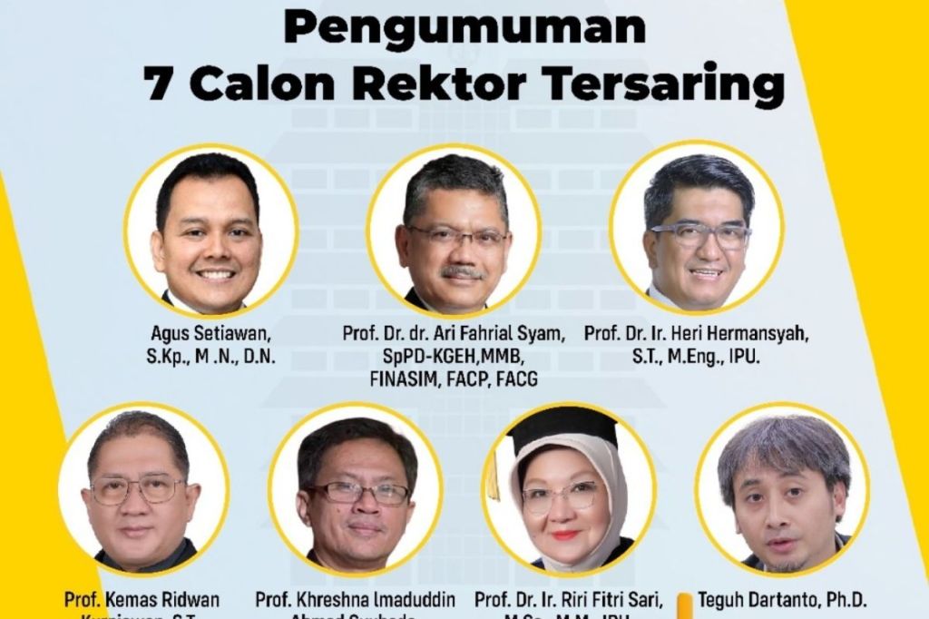 UI umumkan 7 calon rektor&nbsp;tersaring