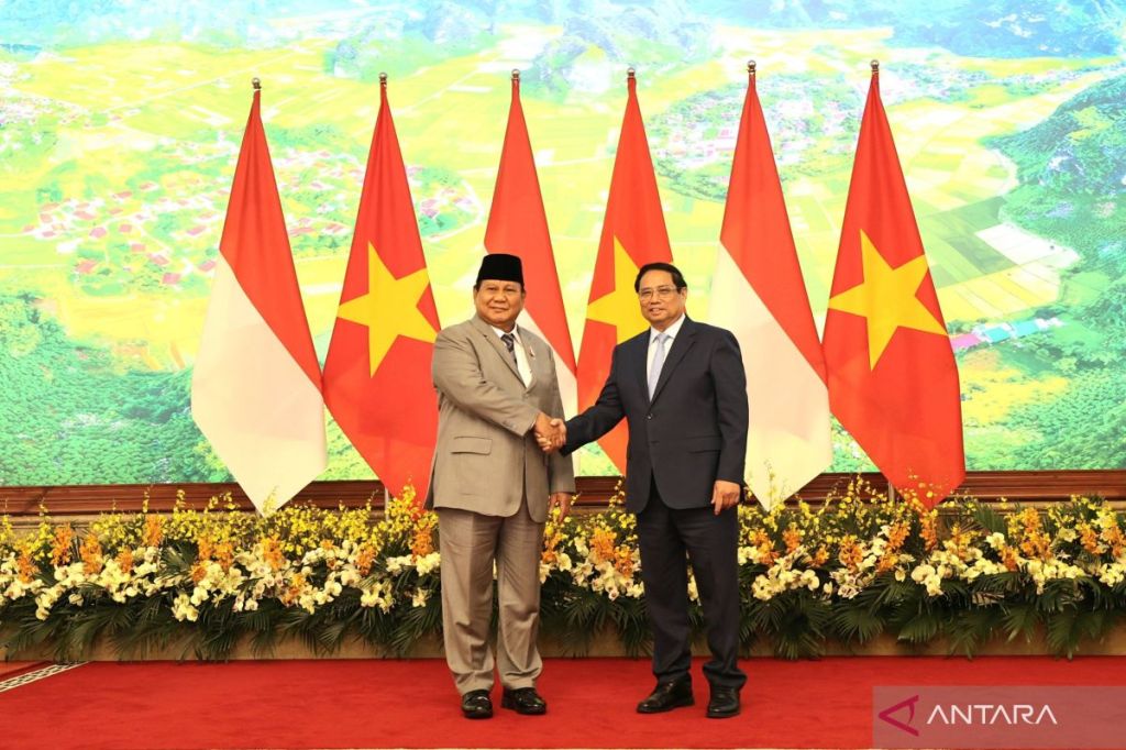 Prabowo temui PM Vietnam bahas kerja&nbsp;sama