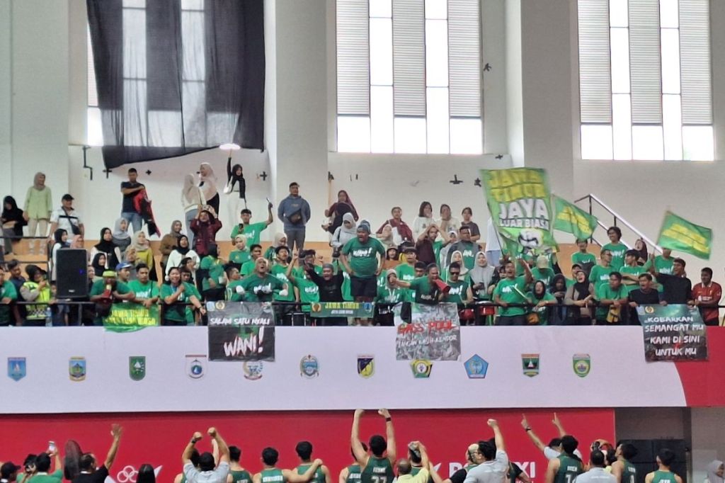 Tim putra Bola Basket 5×5 Jatim kalahkan Sulut di PON XXI&nbsp;2024